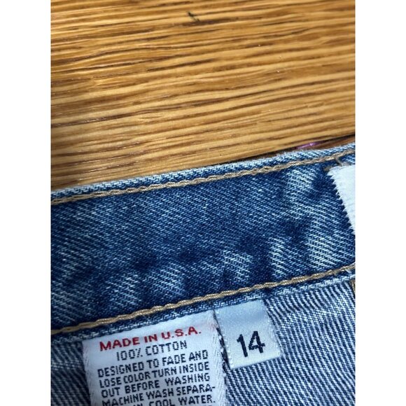 Vintage Calvin Klein Womens Jeans Size 14 31x31 Blue High Rise Mom Denim 90s - Picture 5 of 6